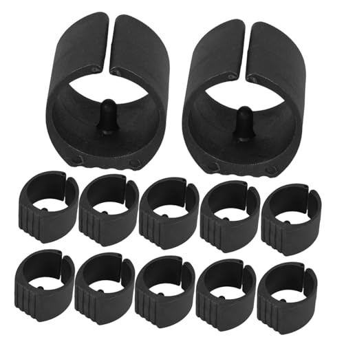 CLISPEED 12pièces Lot de Couvre Chaise Protections De Sol Plastique pour Meubles Embouts Chaise Antidérapants