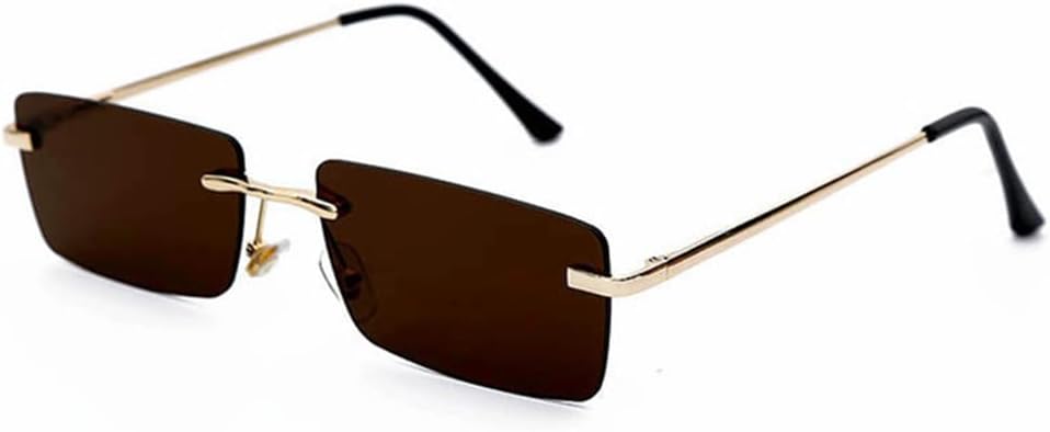 VFDHN] 長方形のレディースサングラス レトロ メンズサングラス