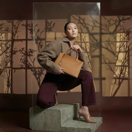 Image of EXOTIC Evara Structured Satchel Handbags with Adjustable & Detachable Strap | Textured Finish | Multi-Compartment | Premium Everyday Carry