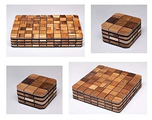 Descanso de Panela + Descanso de Travessa + Porta Copos - Kit PROMOCIONAL