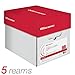 Office Depot Copy Print Paper, 8 1/2in. x 11in., 20 Lb, 500 Sheets Per Ream, Case Of 5 Reams, 851201CS