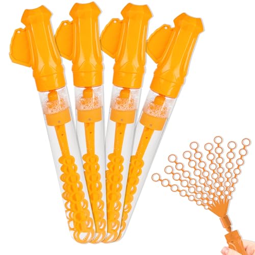 abeec Bubble Sword with 9 Wands – 4 Pack | Bubble Wands for Kids | Garden Games, Party Bag Fillers, Outdoor Summer Toys | Kids Party Bag Fillers