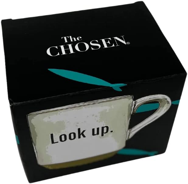 Miniatura 9 de The Chosen Taza oficial de café de gres crema de 16 onzas - "Look Up"