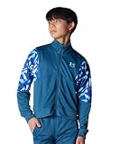[アンダーアーマー] UA PRINT BLOCK TRACK JACKET 6012488(498) ワムブルー フレスコブルー M