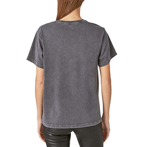 Lucky Brand Women's Acdc Iconic Boyfriend Tee, Nine Iron, Medium #TOP2