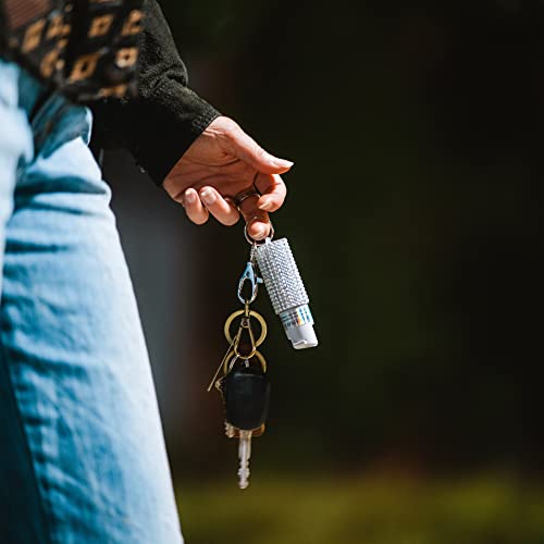 Sabre Jeweled Pepper Spray, Fashionable Monochromatic Design, Quick And Easy Access Snap Clip For Secure Attachment And Key Ring, 25 Bursts, 10-Foot (3-Meter) Range #TOP7