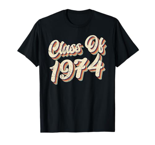 Vintage Class of 1974 50th Reunion High School Graduation 74 T-Shirt