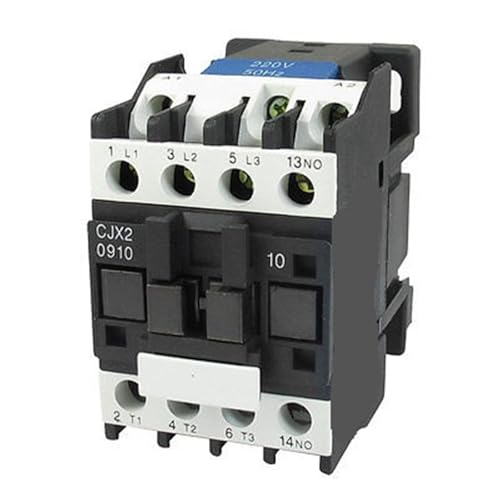 Contactor trifásico CJX2-0910 para automatización de bombas de agua en sistemas de riego