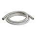 FlexCraft 2665-NL, Ice Maker Supply Line, Connects Ice Maker to Water Supply, Ice Maker Hose With 1/4 in Fittings On Both Ends, Braided Stainless Steel 5 Ft