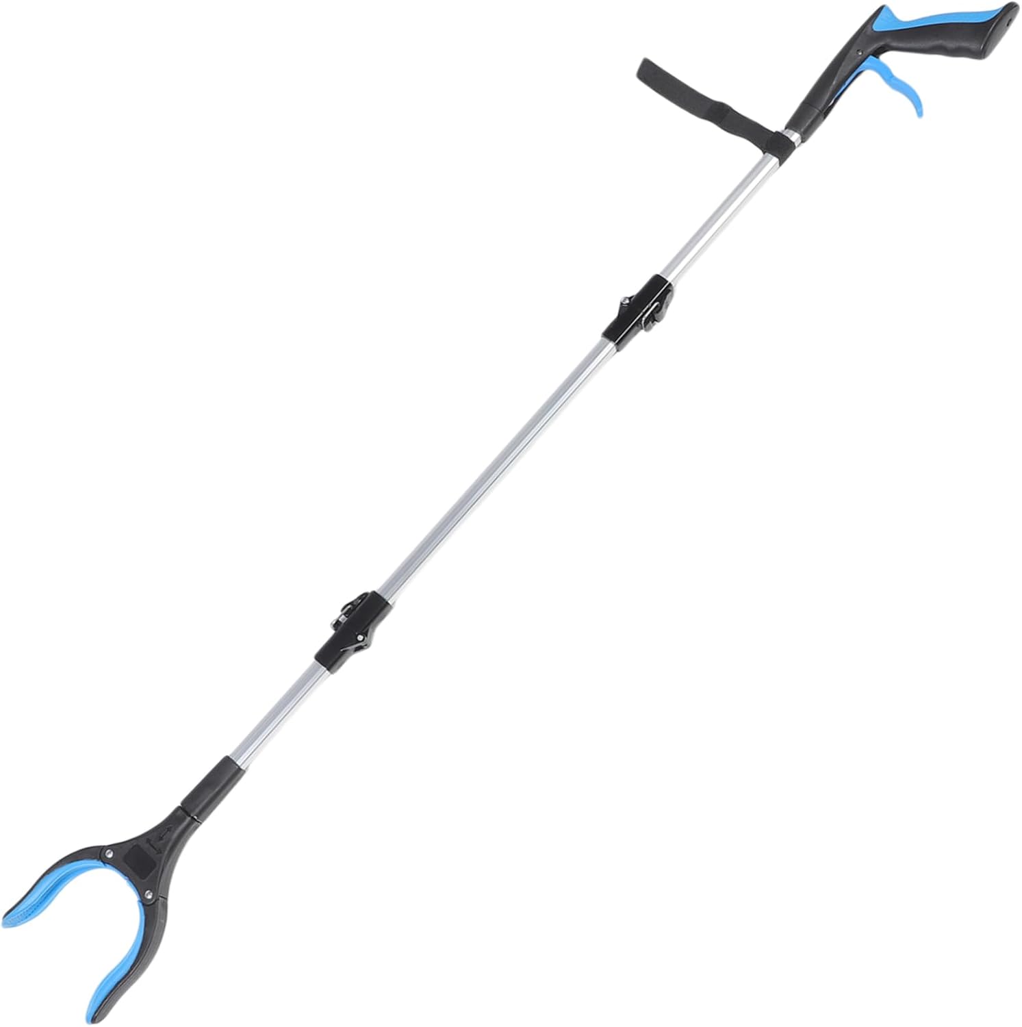 Garbage Clamp Locking Hinge Trash Picker Grabber for Elderly Reusable Tong Easy to Use Store Aluminum Pp Material