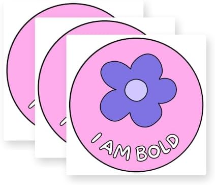 I Am Bold Vinyl Stickers 3 Pack 3 Inch image 5