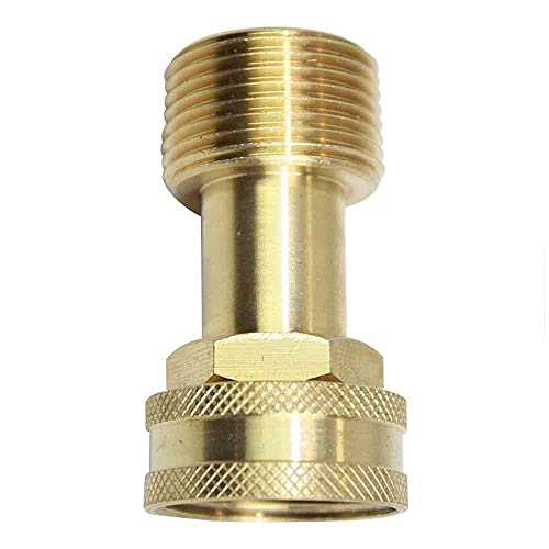 Interstate Pneumatics FGF112 3/4 Inch GHT Female x 3/4 Inch Male NPT Hose Fitting - Swivel - Pack of 5