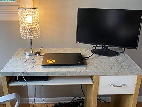 Marble Countertop Contact Paper Waterproof Kitchen Ice Silk Jade Roll Self Adhesive Peel & Stick Wallpaper For Kitchen Countertop Cabinet Furniture Waterproof Pvc Removable 15.8X118 Inch #TOP2