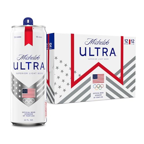 Michelob ULTRA Light Beer, 12 Pack Beer, 12 FL OZ