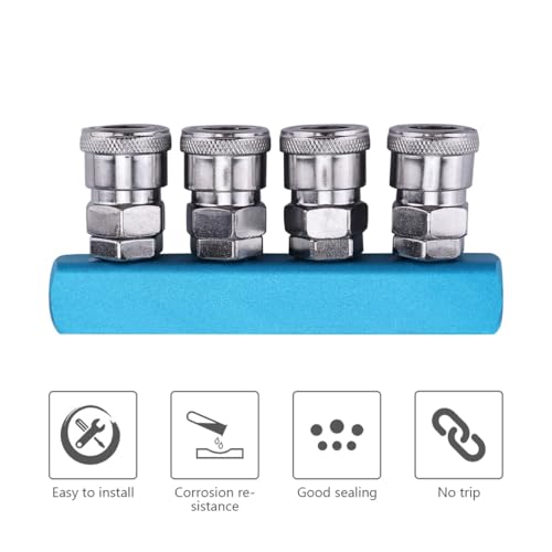 Acoplamiento rápido neumático SML-4 conector para compresor de aire y herramientas 4