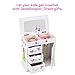Jewelkeeper Jewelry Box for Girls with 3 Drawers - Musical Princess Jewelry Box with Spinning Doll and Dance of the Sugar Plum Fairy Tune - Appreciated Gifts for Kids - 9.5 x 7.75 x 9.5 Inches