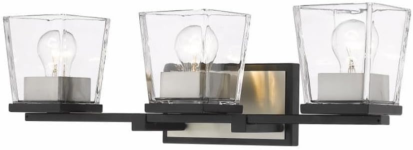 Z-Lite 3 Light Vanity 475-3V-MB-BN, Clear