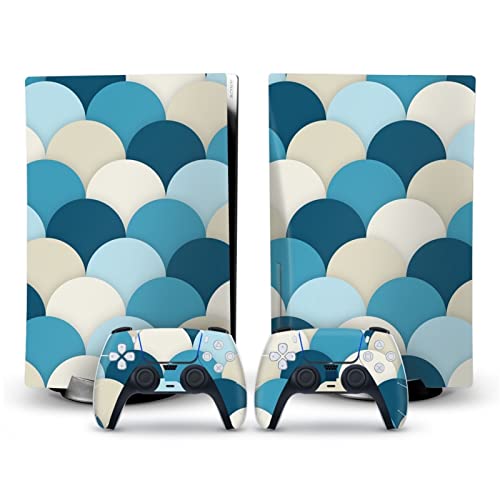 �ی� For PS5 Skin Disc Edition Anime Console And Controller Vinyl Cover Skins Wraps For Version(51248) �C�A�Ȃ��A�c�����Ȃ�