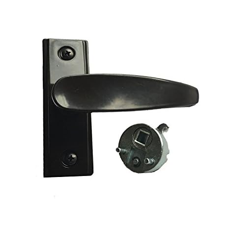 Grip Tight Tools ALH04 Narrow Stile Mortise Lock Reversible Lever Handle, Right-Hand, Duranodic Finish Cover