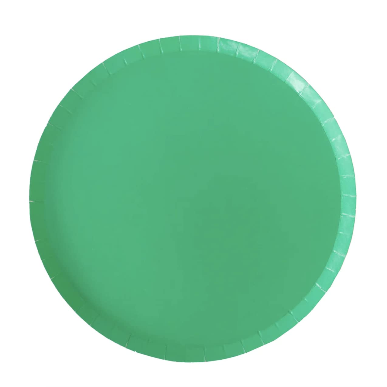 Jollity & Co Shade Dinner Plates - Grass Green Paper Plates - Pack of 8 Cake Plates Disposable - Party Plates for Baby Showers, Anniversaries, Summer