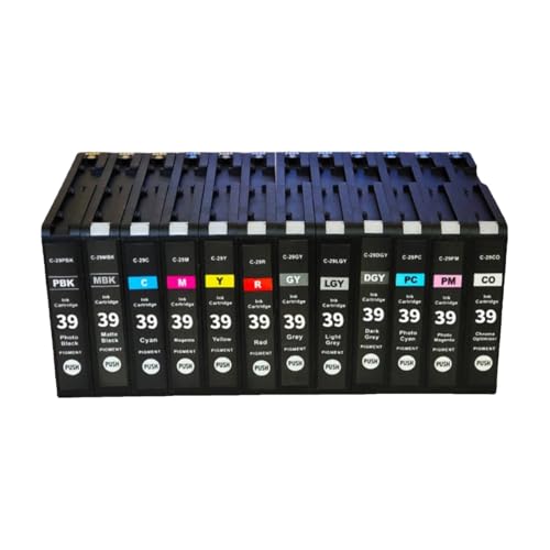 Cartouche d'encre PGI-39 anti-bouchage pour restaurer les couleurs de l'imprimante Pro-1