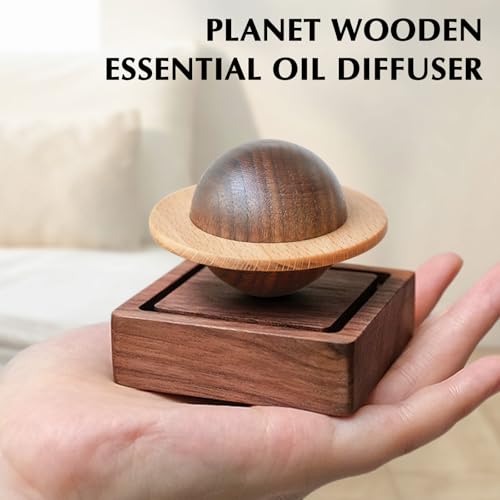 Difusor Aromático Eléctrico de Madera Planet Walnut miniatura 5