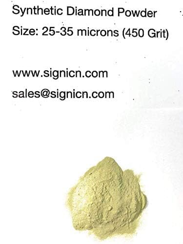 TechDiamondTools Diamond Powder 200,000 Grit - 0-0.1 Microns, 25 Carats (5 Grams)