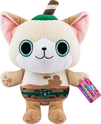 Peluche Soda Kat pour decoration de bureau et chambre de geek