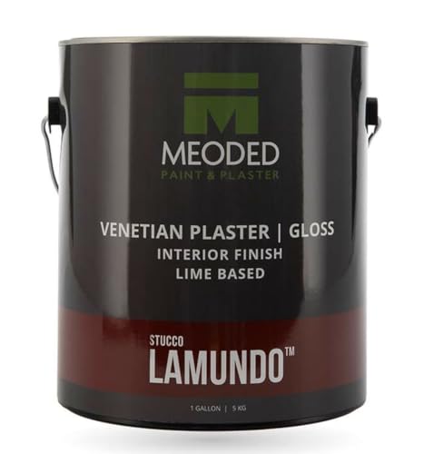 Stucco Lamundo Venetian Plaster | Glossy Lime Based Plaster | Decorative Plaster For Interior Surfaces (Ombia)