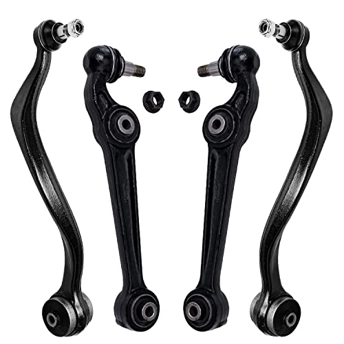 Image of Detroit Axle - Front 14pc Control Arms Kit for 2006-2007 Ford Fusion Lincoln MKZ Zephyr Mercury Milan, 6 Control Arms w /Ball Joints 4 Tie Rods 2 Sway Bars 2 Boots Replacement