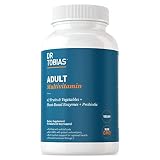 Dr. Tobias Adult Multivitamin, with 42 Fruits & Vegetables, Added Probiotics, Vegan, Non-GMO Daily V