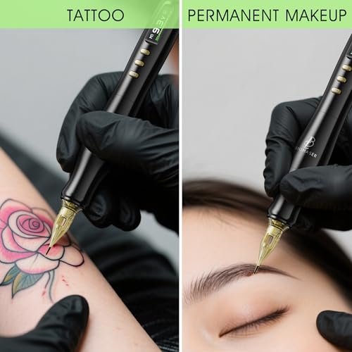 Biomaser TP006 2025 Drahtlose Semi-Permanent-Make-up-Maschine mit deutschem Präzisionsmotor, LCD-Touchscreen. Ideal für Augenbrauen, Lippen & Eyeliner. Für Profis & Einsteiger