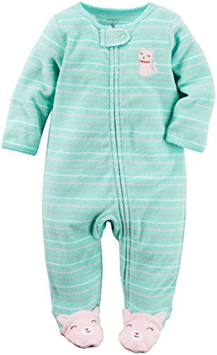 Carter's Baby Girls Terry, Turquoise, 9 Months
