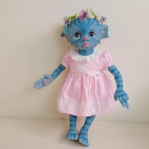 Muñeca Reborn Avatar de Vinilo Suave 17 Pulgadas Realista miniatura 3