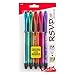 Pentel R.S.V.P. Razzle-Dazzle Ballpoint Pen, Medium Line, Black Ink, 5 Pack  (BK91RDBP5M)