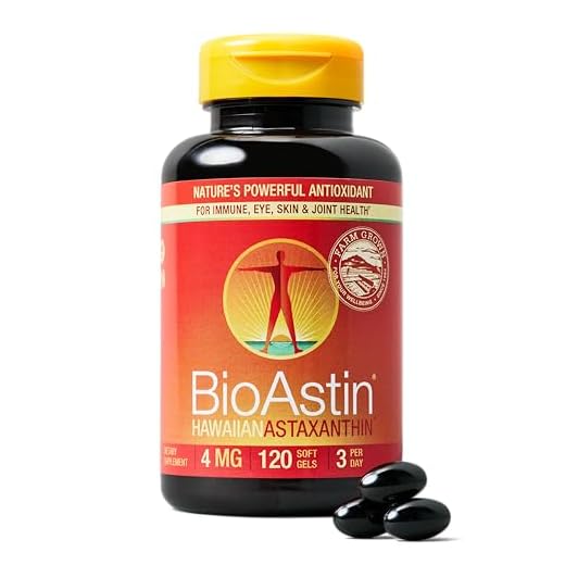 BioAstin Hawaiian Astaxanthin - 4mg, 120 Softgels