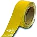 ifloortape Yellow Reflective Outdoor Basketball Court Marking Tape with Reflective Surface for Asphalt and Concrete 2 Inch x 50 Foot (1 Roll)