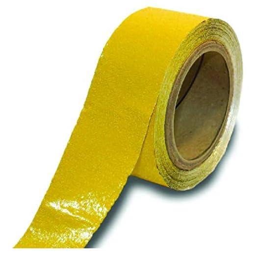 ifloortape Yellow Permanent Reflective Outdoor Basketball/Pickleball Court Marking Tape for Asphalt, Pavement, and Concrete (2 Inches x 50 Feet per Roll)