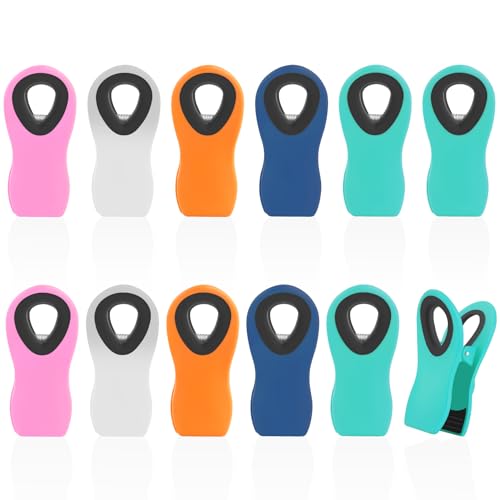 VNDUEEY 12 Pack Magnetic Chip Clips