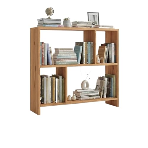Estante Organizadora Para Livros Nicho Colmeia MDP Decorativa Para Mesa Quarto Escritório estante de livros(Madeirado)