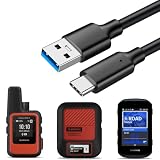 Ranyi Confezione da 2 cavi USB da tipo A a tipo C, cavo di ricarica/dati per Garmin inReach Mini 2 3/3 Plus Messenger Plus/Montana 710 710i 760i /Garmin Edge 550 850 1050 / DriveSmart 66 76 86 / eTrex