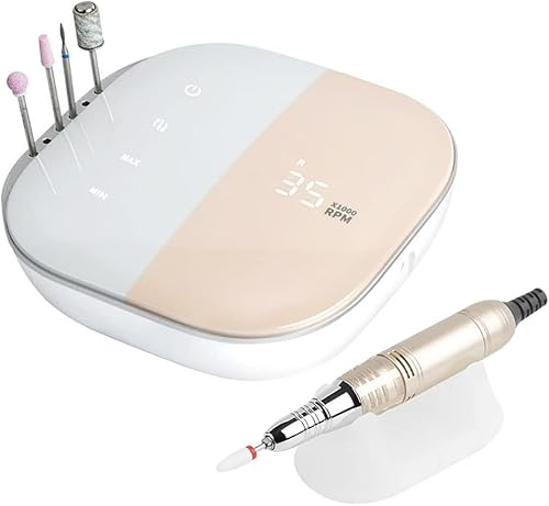 Máquina eléctrica de manicura de uñas, máquina profesional de 35000 RPM para uñas, manicura y pedicura, máquina pulidora y pedicura profesional de