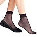 Produktbild FALKE Damen Socken Seidenglatt 15 DEN W SO Transparent einfarbig 1 Paar, Schwarz (Black 3009), 35-38