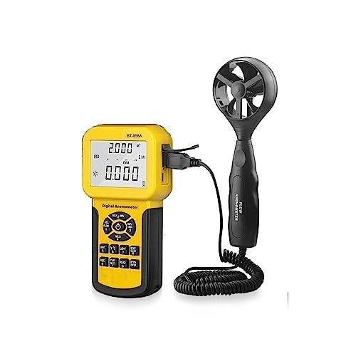 デジタル風速計は風速風の流れを測定し、USB付き気流速度計用風温テスターを測定します