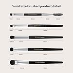 Eye Makeup Brush Set 5 Pcs | Small & Portable Eye Shadow Brushes | Korean Eye Makeup Brushes | Premium Synthetic Bristles for Professionals - Image 5