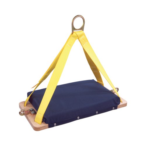 Image of 3M DBI-SALA 1001190 Workseat, With 12-Inchx24-Inchx1-Inch Rigid Board, Seat Cushion, Tool Snaps And Suspension D-Ring, Size Universal, Yellow