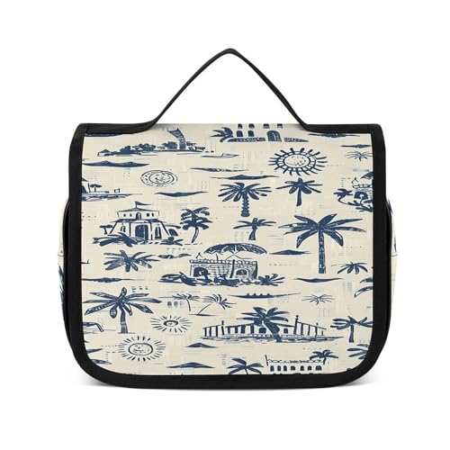 Trousse de toilette voyage chat noir pour organiser vos cosmétiques à l'hôtel