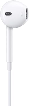 Apple EarPods Headphones with 3.5mm Plug, Wired Ear Buds with Built-in Remote to Control Music, Phone Calls, and Volume