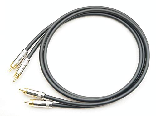 Amazon | MOGAMI (モガミ) 2534 RCA 2本ペアケーブル (シルバーボディ