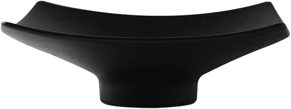Plates 7.5 Inch Matte Dinner Plate Square Snack Plate Kitchen Cutlery Black Ceramic Serving Plate Household Deep Dish Set Dishes